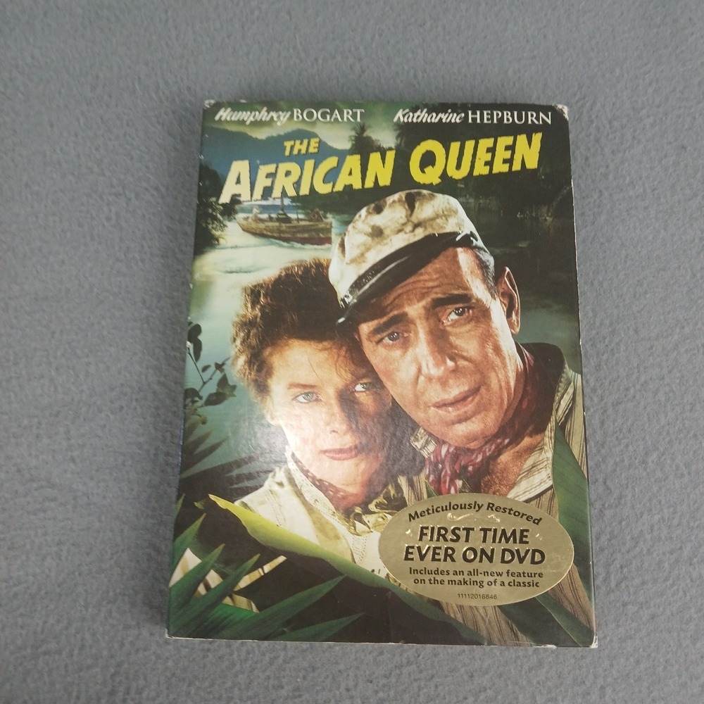 The African Queen 1951 DVD Humphrey Bogart Katharine Hepburn Slipcover NTSC
